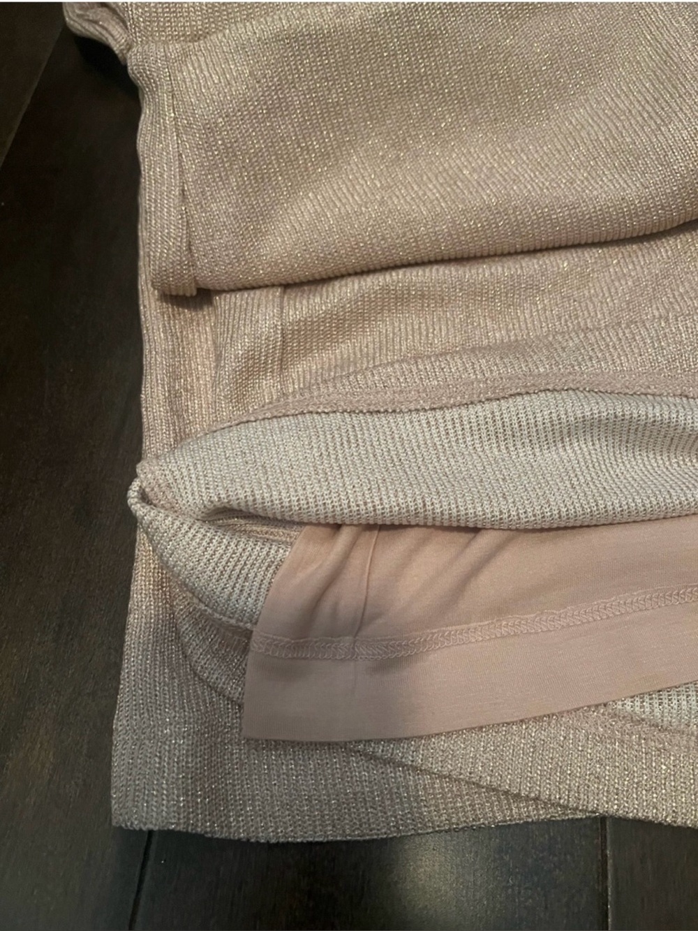 Timeless Anthropologie Wide-Leg Knit Pants in Light Beige - Picture 4 of 13